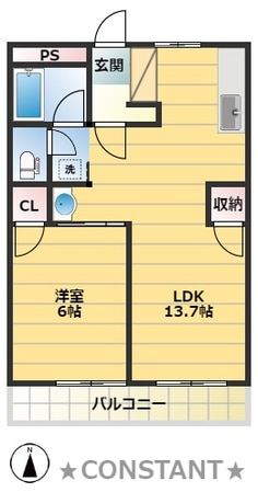 浜口コーポの物件間取画像